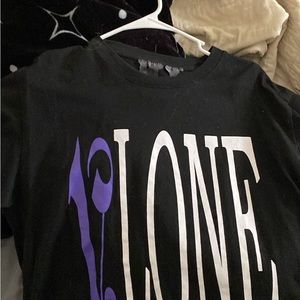 Black and purple vlone shirt black and purple, XL